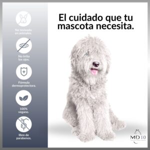 champú perro de agua pelo blanco formula muy concentrada