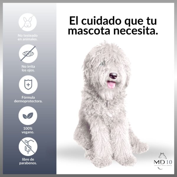 champú perro de agua pelo blanco formula muy concentrada