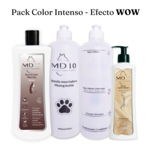 Pack Intensificador de Color para Perros – Blanco, Negro o Marrón + Acondicionador Nutritivo